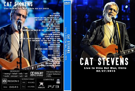 Cat Stevens Live In Vina Del Mar Chile 02 27 2015 Dvd