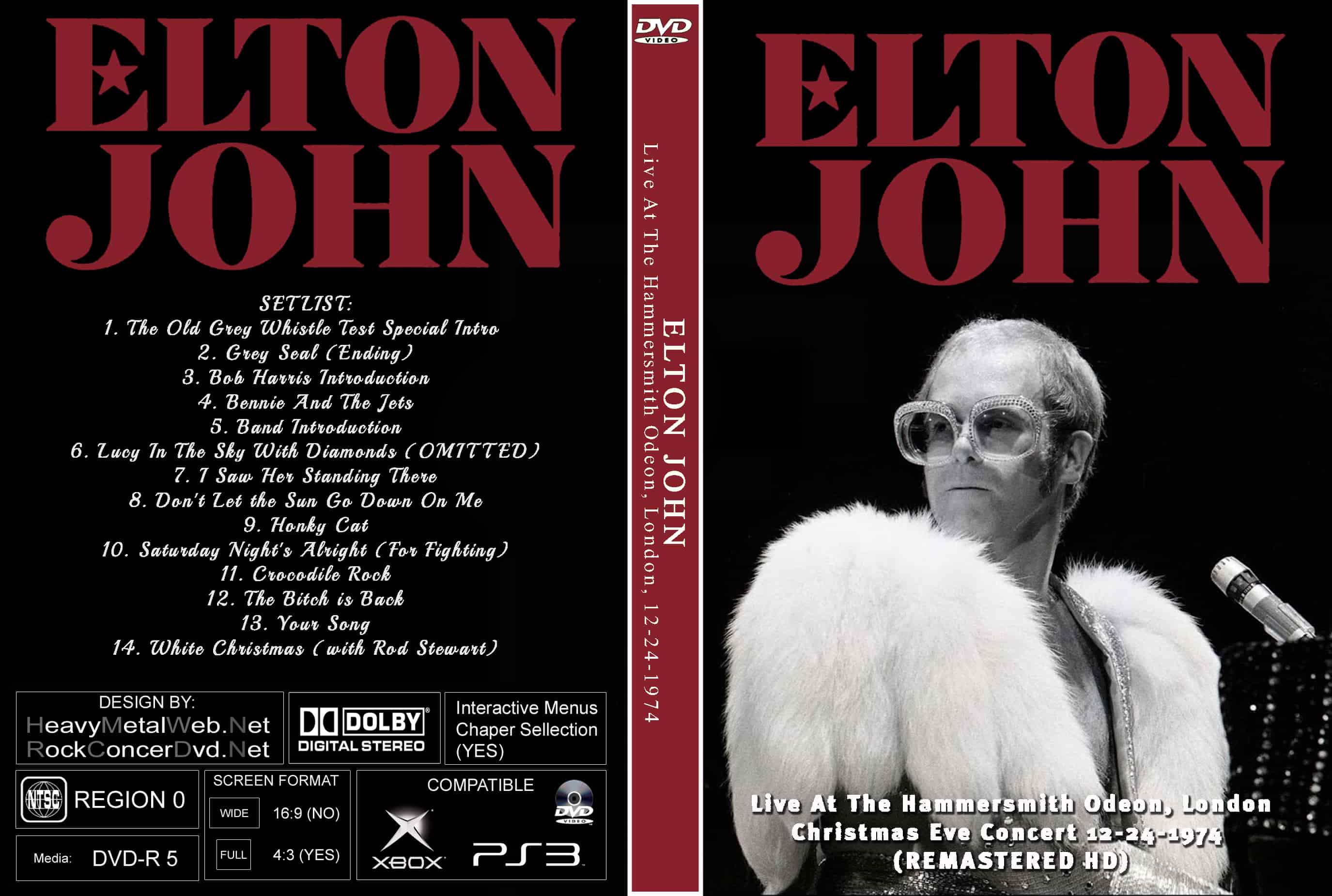 Bands E :: Elton John :: ELTON JOHN Live At The Hammersmith Odeon