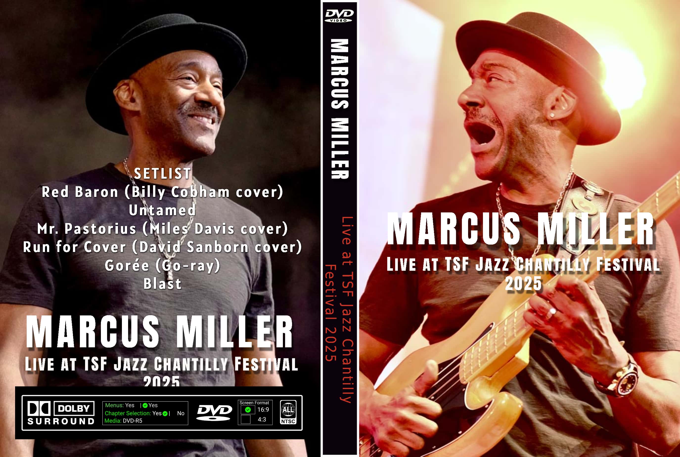 MARCUS MILLER Live at TSF Jazz Chantilly Festival 2025 DVD