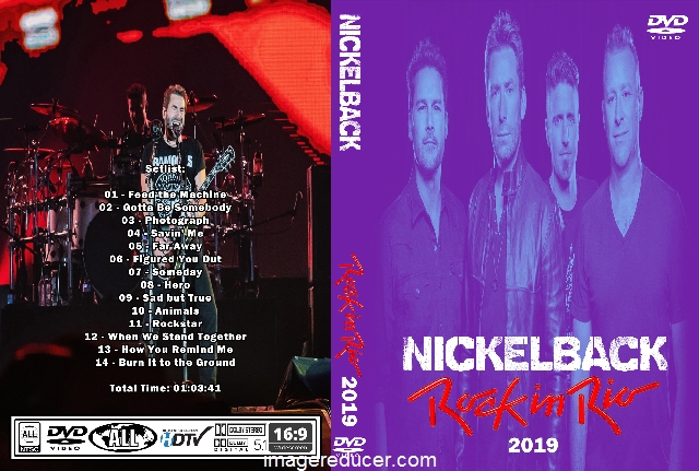NICKELBACK Live At Rock In Rio, Brazil 2019 DVD