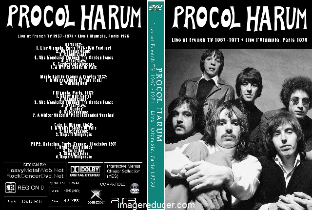 PROCOL HARUM Live at French TV 1967 -1971 + Live l'Olympia, Paris